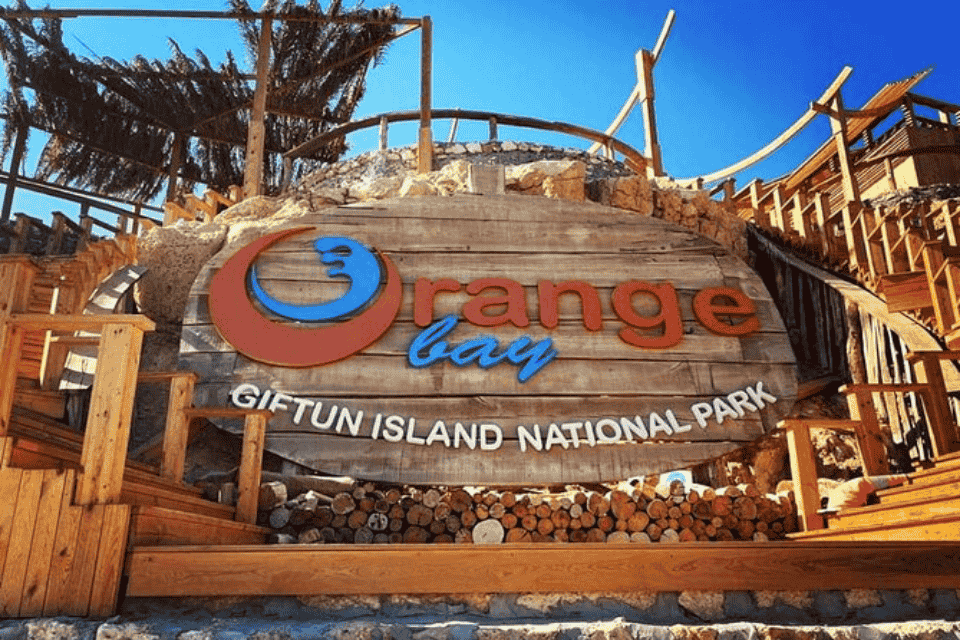 Orange bay island