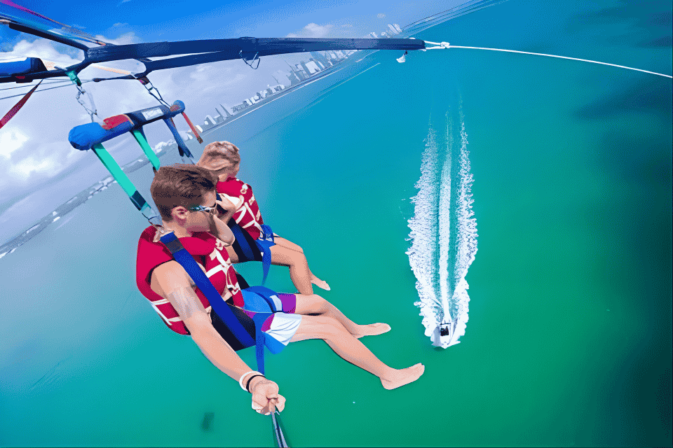 parasailing trip